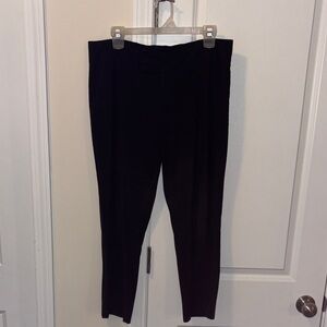 Old Navy Black Ponte Ankle Trousers